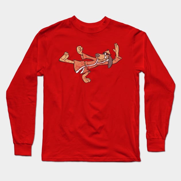 Hong Kong Phooey - Authentic Distressed Long Sleeve T-Shirt by offsetvinylfilm